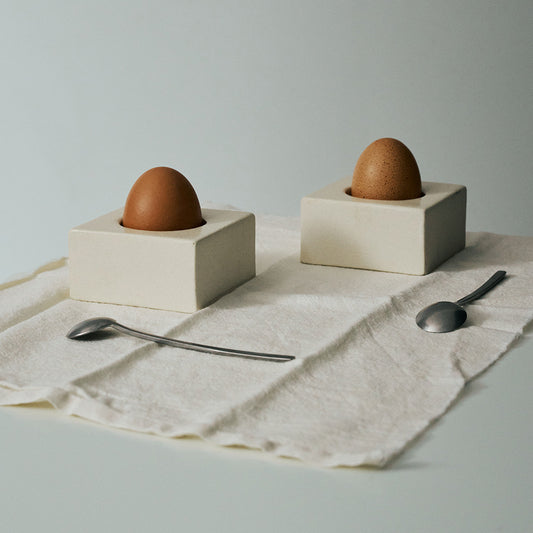 Serax White Concrete Egg Cup - Set of 2