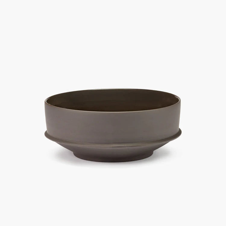 Dune Large Low Porcelain Bowl