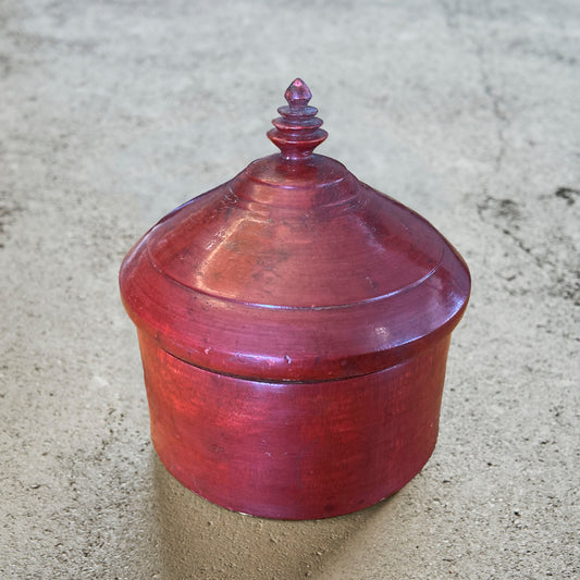 Antique Red Tika Pot